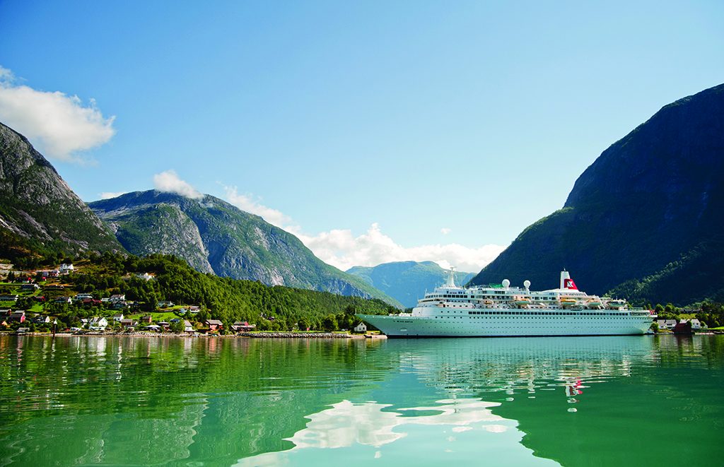 Black Watch docked in Eidfjord, Norway