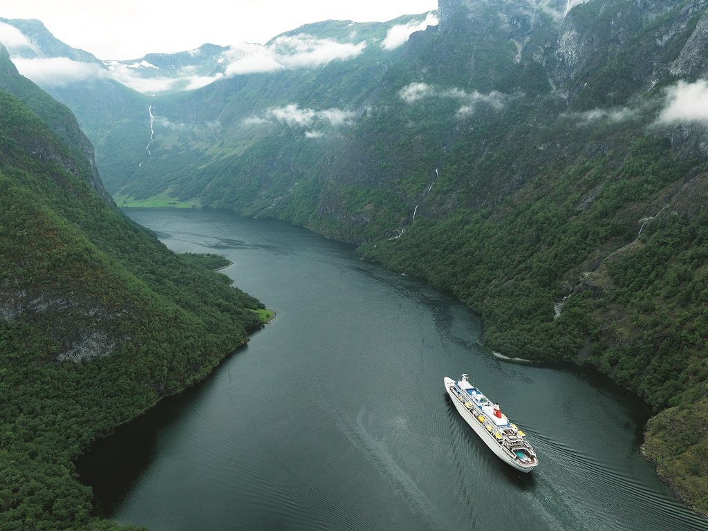 Black Watch cruising Nærøyfjord Norway